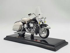 Xe Mô Hình Harley Davison 1968 FLH Electra Glide 1:18 Maisto ( Trắng Đen )