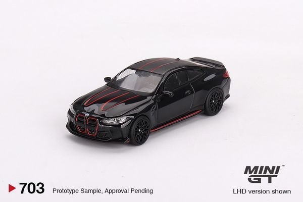 Xe Mô Hình BMW M4 CSL 1:64 MiniGT (Black Sapphire)