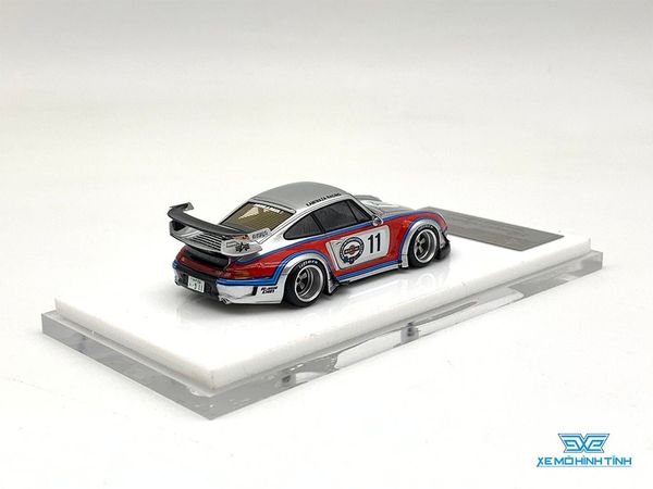 Xe Mô Hình Porsche 911 (993) Rauh-Welt Begriff Rough Rhythm-Martini 1:64 Fuelme ( Bạc )