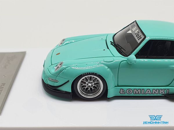 Xe Mô Hình Porsche 911 (993) Rauh-Welt Begriff Tomianki 1:64 Fuelme ( Xanh Min )
