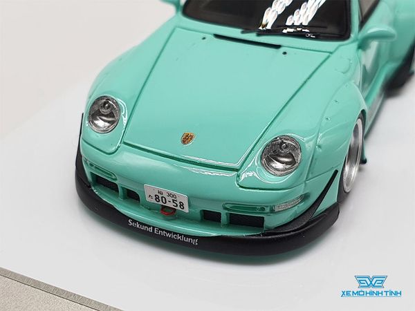 Xe Mô Hình Porsche 911 (993) Rauh-Welt Begriff Tomianki 1:64 Fuelme ( Xanh Min )