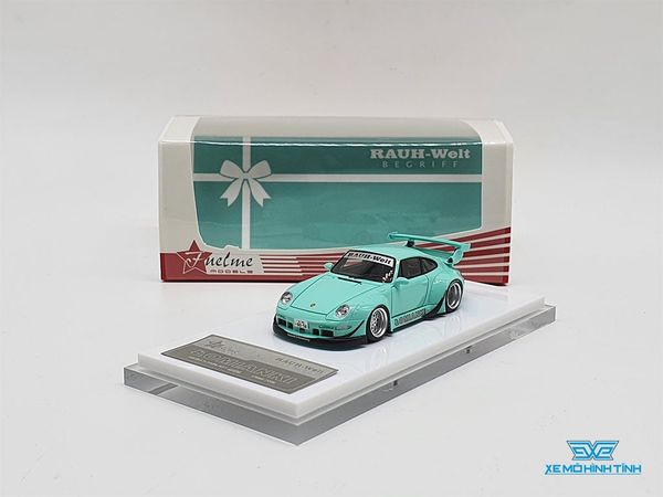 Xe Mô Hình Porsche 911 (993) Rauh-Welt Begriff Tomianki 1:64 Fuelme ( Xanh Min )