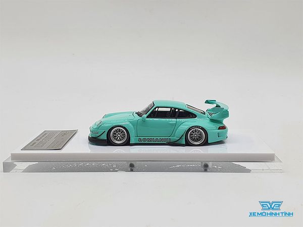 Xe Mô Hình Porsche 911 (993) Rauh-Welt Begriff Tomianki 1:64 Fuelme ( Xanh Min )