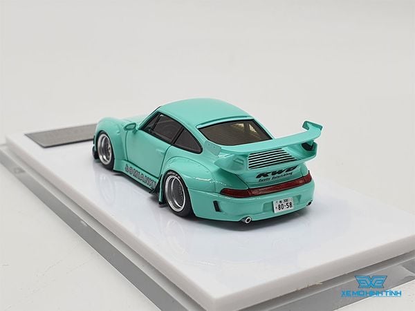 Xe Mô Hình Porsche 911 (993) Rauh-Welt Begriff Tomianki 1:64 Fuelme ( Xanh Min )