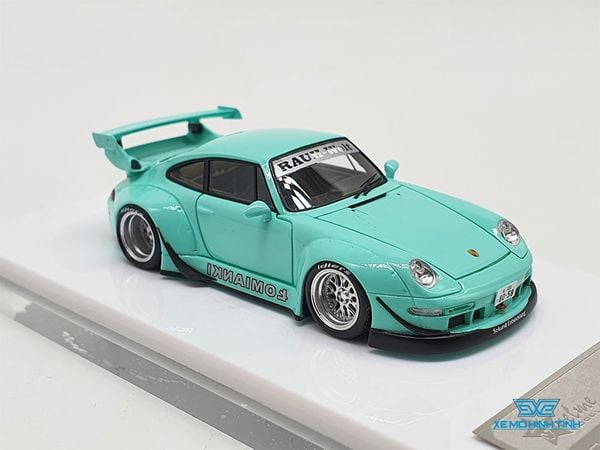 Xe Mô Hình Porsche 911 (993) Rauh-Welt Begriff Tomianki 1:64 Fuelme ( Xanh Min )