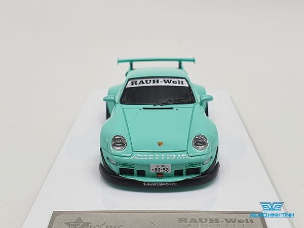 Xe Mô Hình Porsche 911 (993) Rauh-Welt Begriff Tomianki 1:64 Fuelme ( Xanh Min )