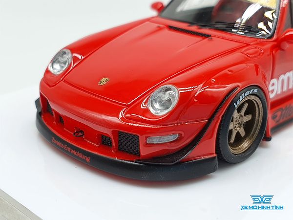 Xe Mô Hình Porsche 911 (993) Rauh-Welt Begriff Medusa 1:64 Fuelme ( Đỏ )