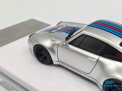Xe Mô Hình Porsche 400R(993) Gunter Werks Martini 1:64 Fuelme ( Bạc )