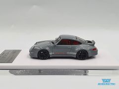 Xe Mô Hình Porsche 400R(993) Gunter Werks Nardo ASH 1:64 Fuelme ( Xám )