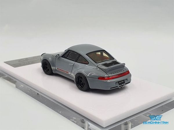 Xe Mô Hình Porsche 400R(993) Gunter Werks Nardo ASH 1:64 Fuelme ( Xám )