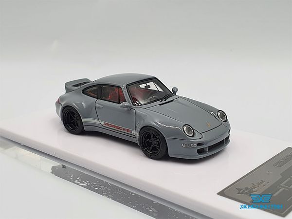 Xe Mô Hình Porsche 400R(993) Gunter Werks Nardo ASH 1:64 Fuelme ( Xám )