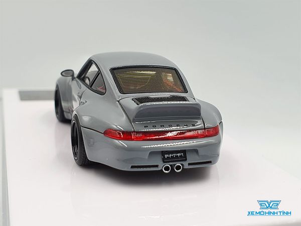 Xe Mô Hình Porsche 400R(993) Gunter Werks Nardo ASH 1:64 Fuelme ( Xám )