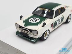 Xe Mô Hình Charasuka Works LBWK Kato Hyuma 2Dr Edition 1:64 Fuelme (Trắng Xanh)