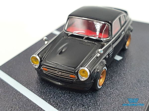 Xe Mô Hình Honda S800 + Figure Daniel WU 1:64 Furuya ( Resin Model - Đen ) - Limited 699 PSC