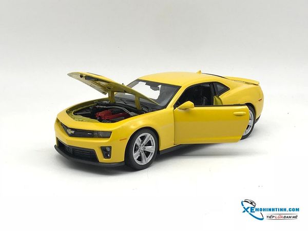 XE MÔ HÌNH CHERVOLET CAMARO 1:24 WELLY (VÀNG)