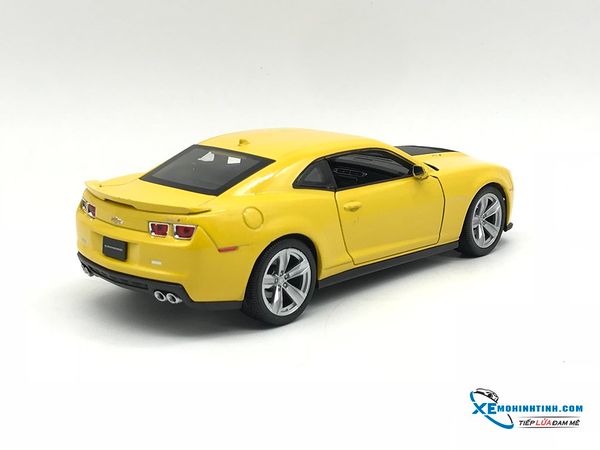 XE MÔ HÌNH CHERVOLET CAMARO 1:24 WELLY (VÀNG)