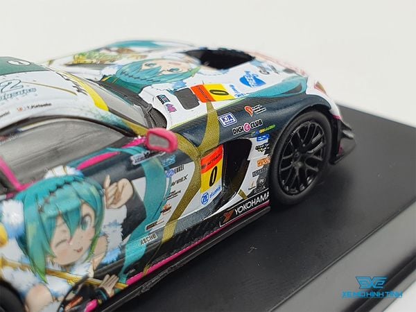 Xe Mô Hình Mercedes-AMG Hatsune Miku 2018 Super GT ver 1:64 Good Smile ( Xanh Sleiff )