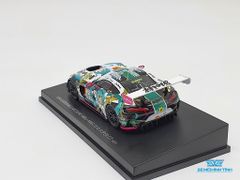 Xe Mô Hình Mercedes-AMG Hatsune Miku 2018 Super GT ver 1:64 Good Smile ( Xanh Sleiff )