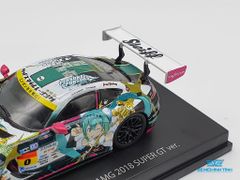 Xe Mô Hình Mercedes-AMG Hatsune Miku 2018 Super GT ver 1:64 Good Smile ( Xanh Sleiff )