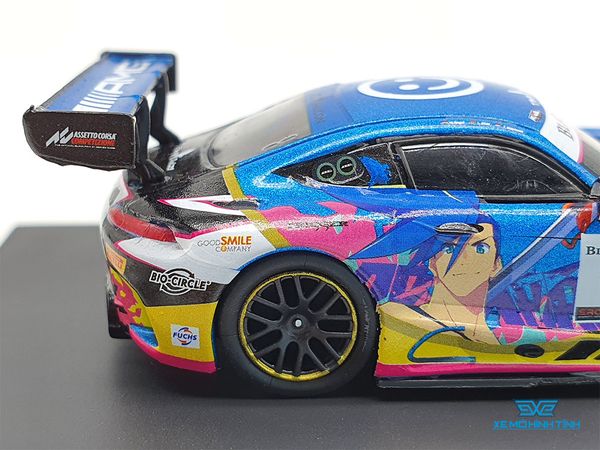 Xe Mô Hình Mercedes-Benz AMG Team Back Falcon 2019 SPA24H 1:64 Goodsmile Racing