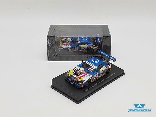 Xe Mô Hình Mercedes-Benz AMG Team Back Falcon 2019 SPA24H 1:64 Goodsmile Racing