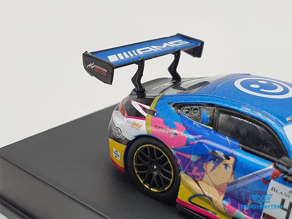Xe Mô Hình Mercedes-Benz AMG Team Back Falcon 2019 SPA24H 1:64 Goodsmile Racing