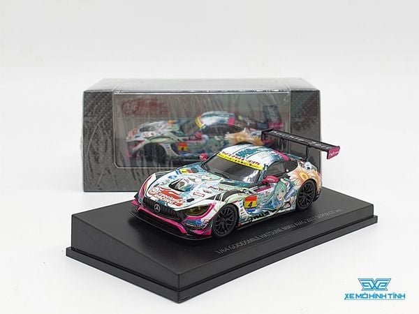 Xe Mô Hình Mercedes-Benz AMG 2017 Supper GT Hatsune Miku 1:64 Goodsmile Racing