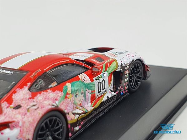 Xe Mô Hình Mercedes-Benz AMG Hatsune Miku  2017 SPA24H 1:64 Good Smile ( Đỏ )