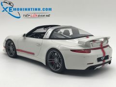 XE MÔ HÌNH PORSCHE 911 TARGA BY TEACART 1:18 GTSPIRIT (TRẮNG)