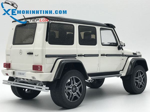 XE MÔ HÌNH MERCEDES-BENZ G500 4X4 1:18 GTSPIRIT (TRẮNG)