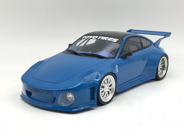 Xe Mô Hình Porsche Old & New Body Kit 1:18 GTSpirit ( Xanh Dương )