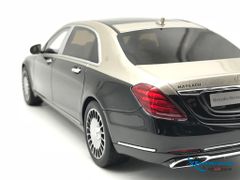 Xe Mô Hình Mercedes-Benz MayBach S600 1:18 GTSpirit ( Đen Bạc )