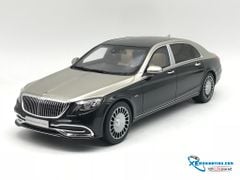 Xe Mô Hình Mercedes-Benz MayBach S600 1:18 GTSpirit ( Đen Bạc )