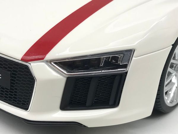 Xe Mô Hình Audi R8 RWS Ibis 1:18 GTSpirit ( Trắng )