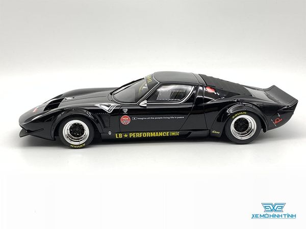 Xe Mô Hình LB-Works Lamborghini Miura 1:18 GTSpirit ( Đen )