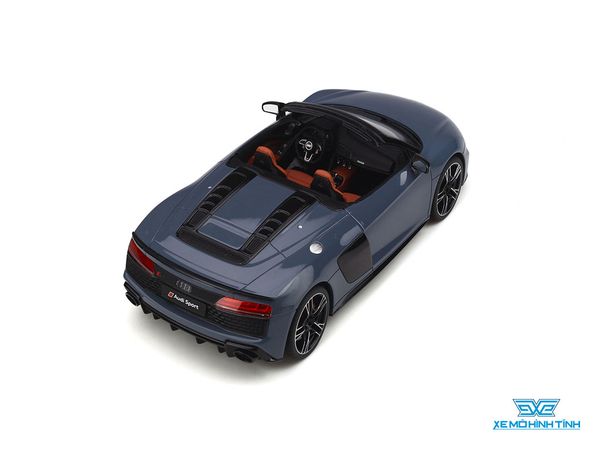 Xe Mô Hình Audi R8 Spider 2019 1:18 GT Spirit ( Xám )