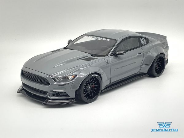 Xe Mô Hình Ford Mustang Liberty Works 1:18 GTSpirit ( Xám )