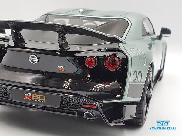 Xe Mô Hình Nissan GT-R R50 2021 1:18 GTSpirit ( Xám )