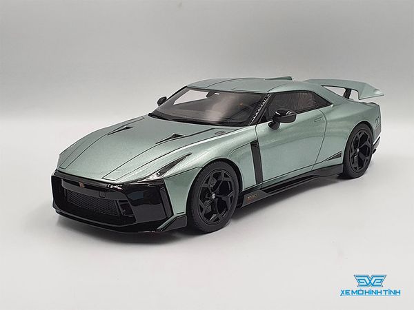 Xe Mô Hình Nissan GT-R R50 2021 1:18 GTSpirit ( Xám )