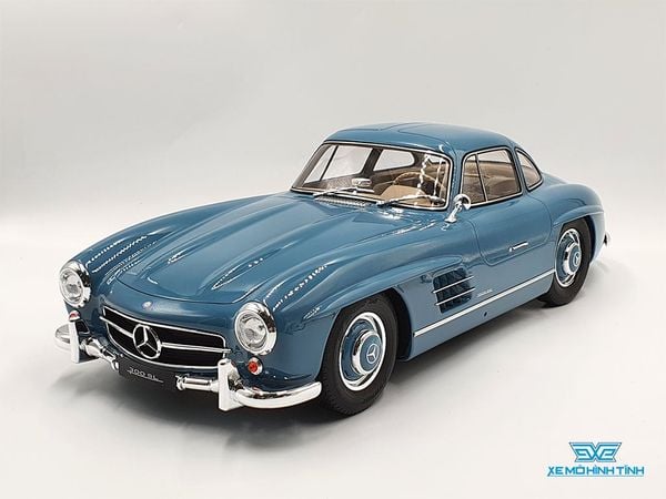 Xe Mô Hình Mercedes-Benz 300 SL Coupe 1:12 GTSpirit ( Xanh )