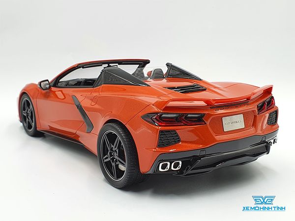 Xe Mô Hình Chevrolet Corvette C8 Cabriolet 1:18 GTSpirit ( Cam Mui Trần )