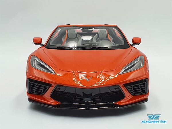 Xe Mô Hình Chevrolet Corvette C8 Cabriolet 1:18 GTSpirit ( Cam Mui Trần )