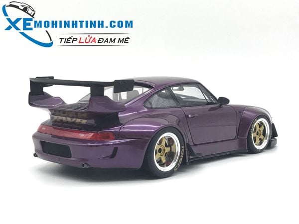 Xe Mô Hình Porsche 911 993 Rwb 1:18 Gtspirit (Tím)