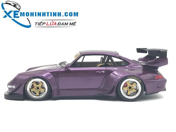 Xe Mô Hình Porsche 911 993 Rwb 1:18 Gtspirit (Tím)