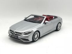 Xe Mô Hình Mercedes S65 AMG Convertible 1:18 GTSpirit ( Bạc )