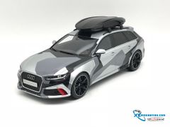 Xe Mô Hình Audi RS6 Camouflage Xffmw Exclusive Custom Speacial Edition 1:18 GTSpirit ( Bạc camo )