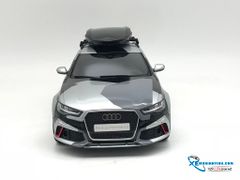 Xe Mô Hình Audi RS6 Camouflage Xffmw Exclusive Custom Speacial Edition 1:18 GTSpirit ( Bạc camo )