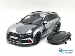 Xe Mô Hình Audi RS6 Camouflage Xffmw Exclusive Custom Speacial Edition 1:18 GTSpirit ( Bạc camo )