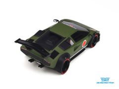 Xe Mô Hình Khyzyl Saleem Lamborghini Huratach 1:18 GTSpirit ( Xanh Rêu Chấm Tròn Đỏ )