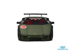 Xe Mô Hình Khyzyl Saleem Lamborghini Huratach 1:18 GTSpirit ( Xanh Rêu Chấm Tròn Đỏ )